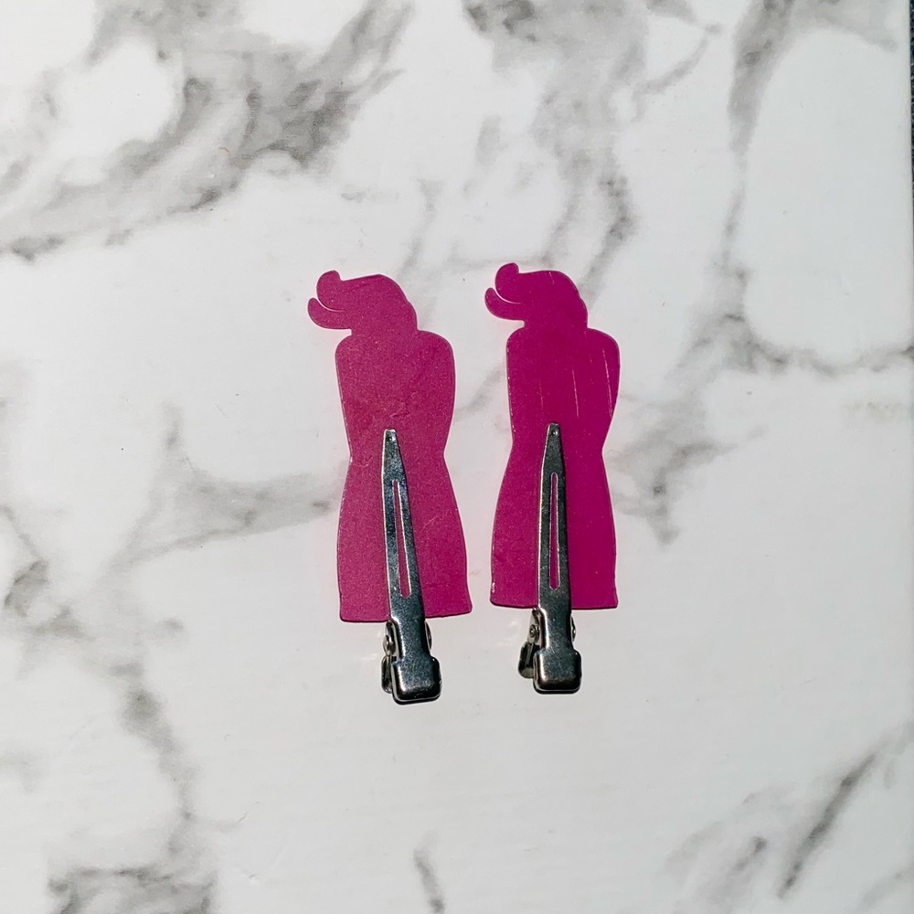 No dent hair clips